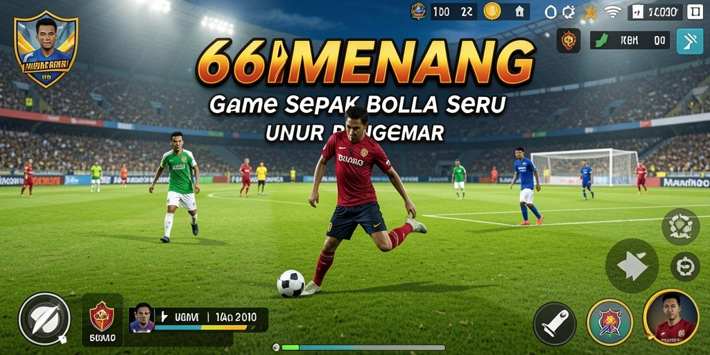 Tampilan gameplay 66MENANG yang seru dan mendebarkan.