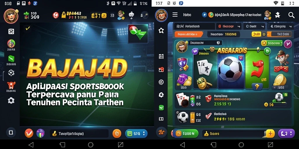 Tampilan menarik dari gameplay Sportsbook di BAJAJ4D.