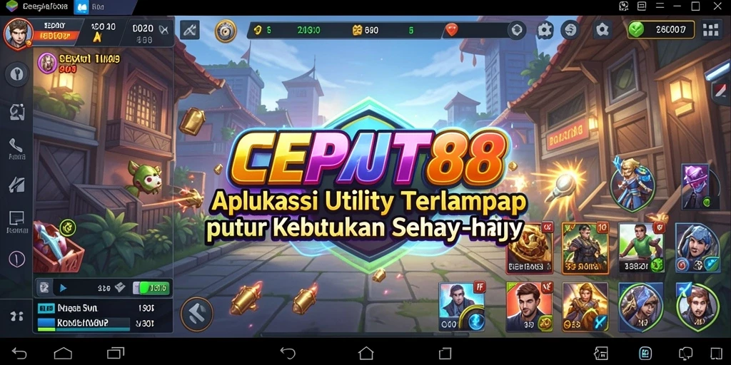 Tampilan screenshot utama CEPAT88 dengan berbagai fitur andalan.