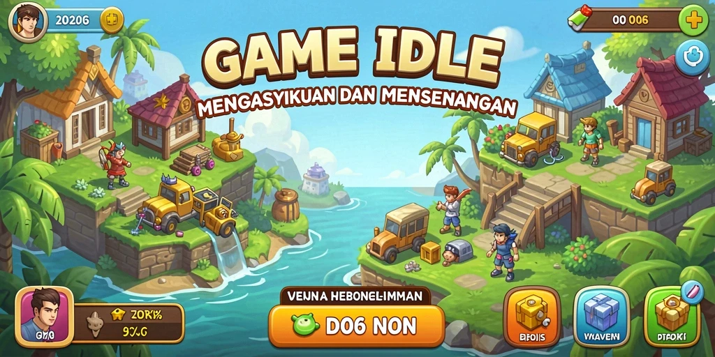 Tangkapan layar gameplay D06 yang menampilkan aksi karakter Idle.