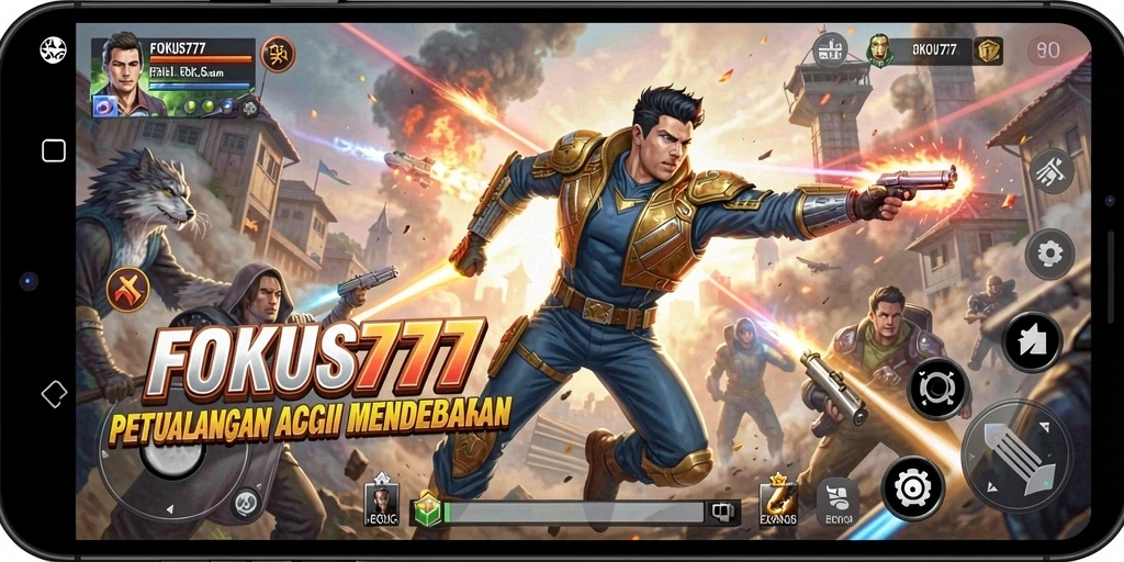 Tampilan gameplay FOKUS777 yang penuh aksi dan seru.