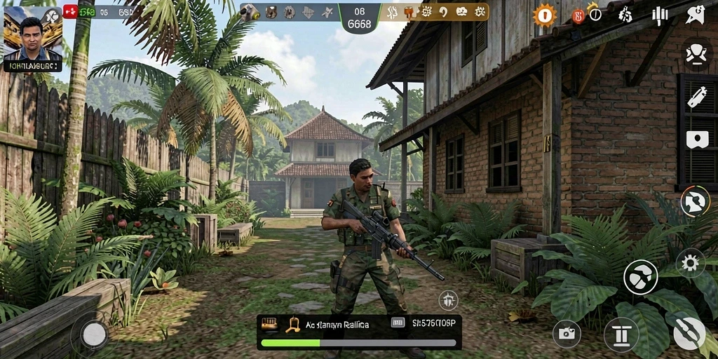 Tangkapan layar G668 menunjukkan dinamisnya gameplay simulasi.