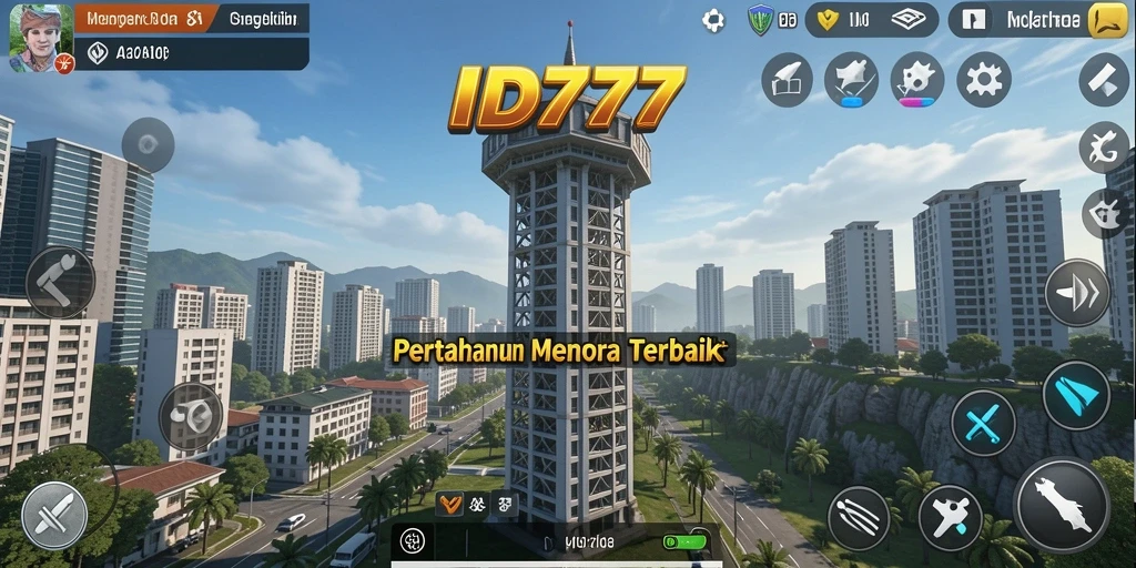 Tampilan gameplay ID777 yang menarik dalam Tower Defense.