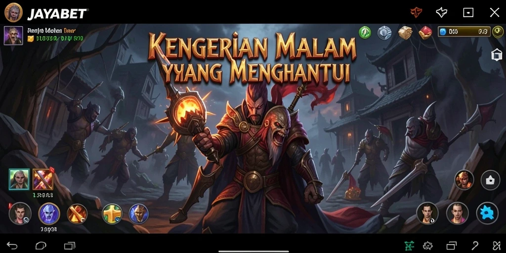 Gameplay JAYABET yang menegangkan dengan suasana Horror yang mencekam.