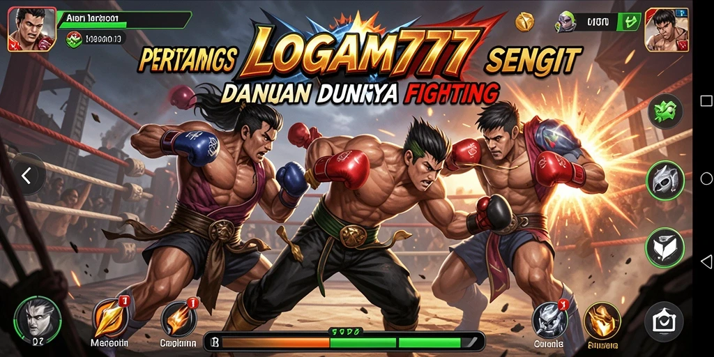 Tampilan gameplay LOGAM777 yang seru dan mendebarkan.