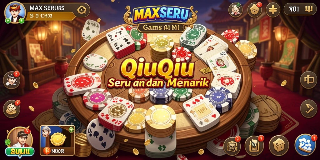 Tampilan gameplay QiuQiu yang menarik dan seru.