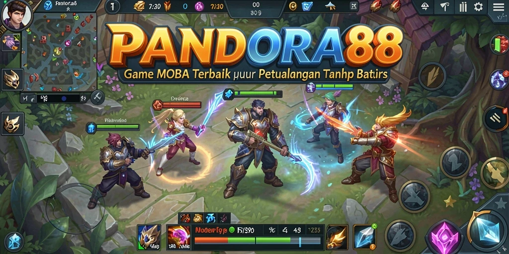 Tampilan aksi dalam permainan PANDORA88 yang menegangkan.