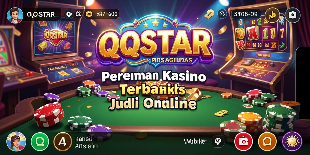 Screenshot gameplay <strong>QQSTAR</strong> yang menampilkan keseruan permainan kasino.