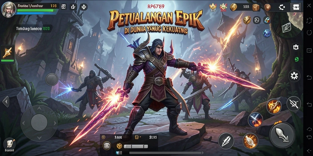 Tampilan gameplay petualangan yang seru dan mendebarkan di RP6789.