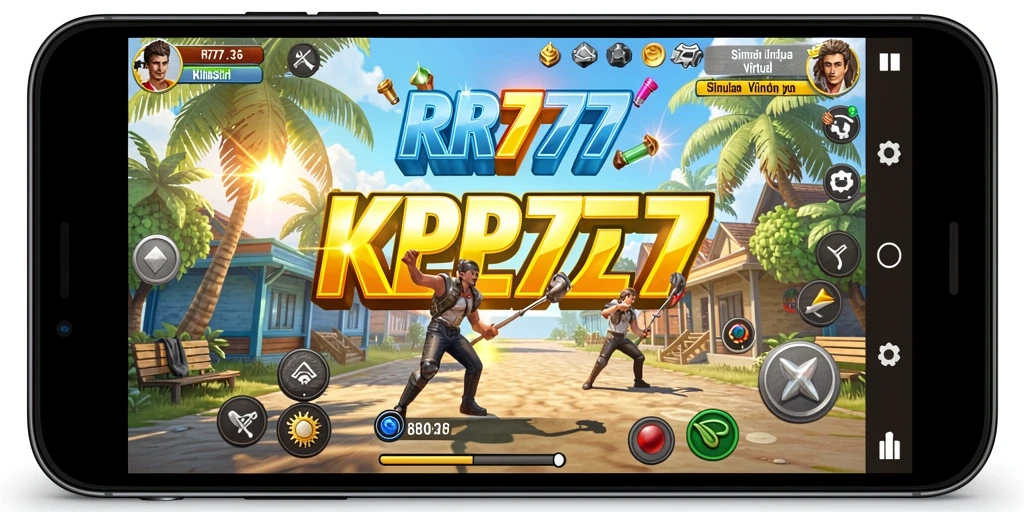 Gameplay mendalam RR777 yang menggambarkan simulasi kehidupan virtual.