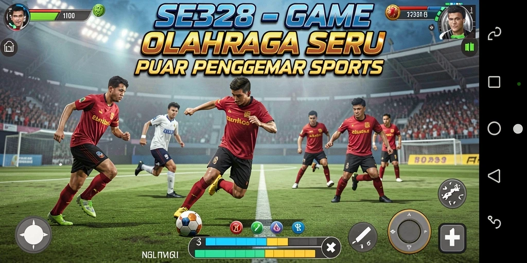 Screenshot utama SE328 menampilkan aksi kompetitif yang mendebarkan.