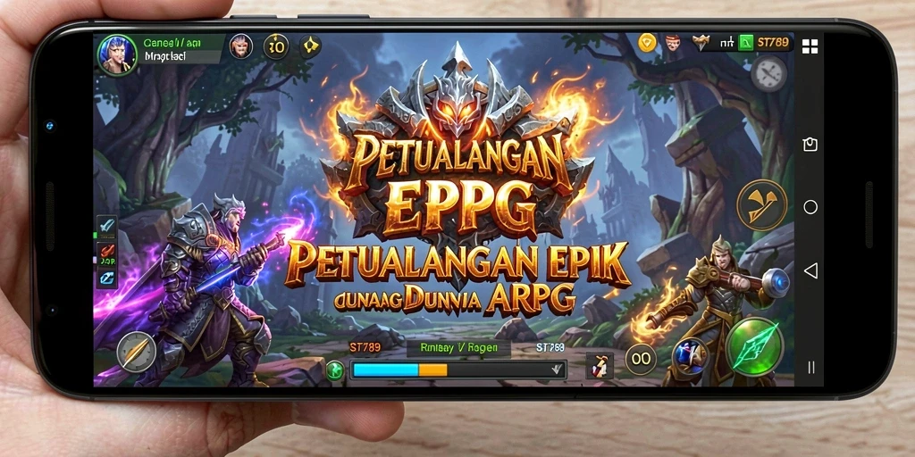 Screenshot gameplay ST789 menampilkan aksi seru dalam dunia ARPG.