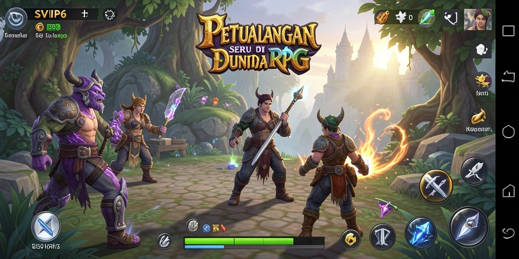 Tampilan gameplay SVIP6 yang mendebarkan dengan pertarungan epik.