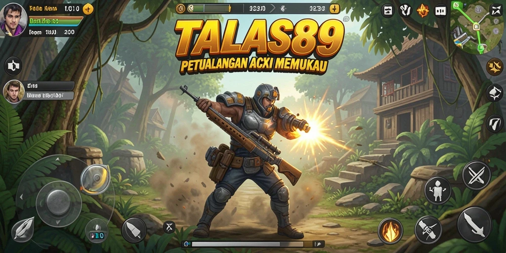 Tampilan gameplay TALAS89 yang penuh aksi dan tantangan.