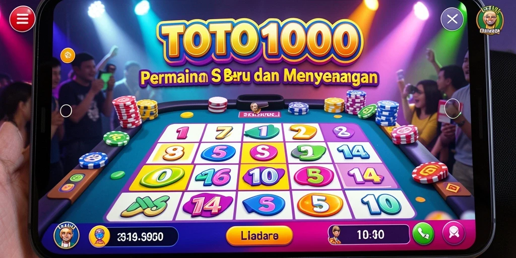 Tampilan gameplay Bingo yang menarik dan interaktif di TOTO1000.