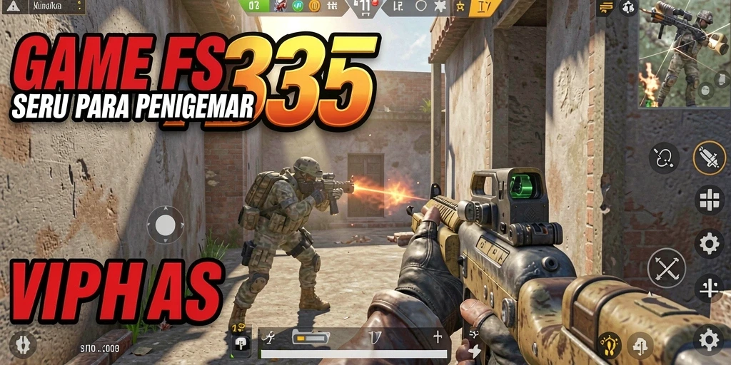 Screenshot VIP333 menampilkan aksi intens dalam permainan FPS.